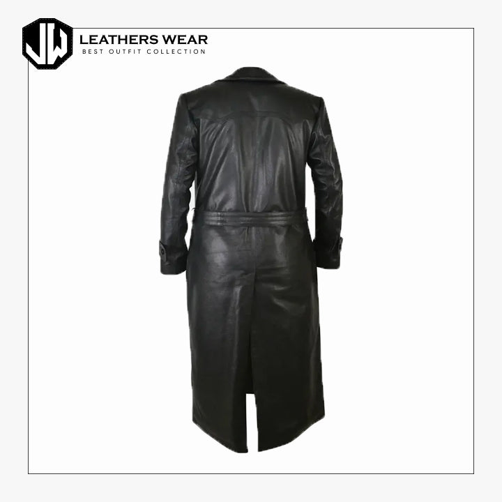 Men Leather Gothic Coat