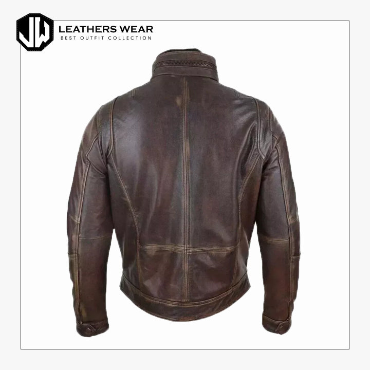 Men Ride Genuine Leather Jacket
