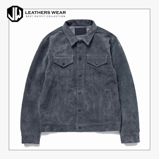 Men's Classic Grey Trucker Jacket