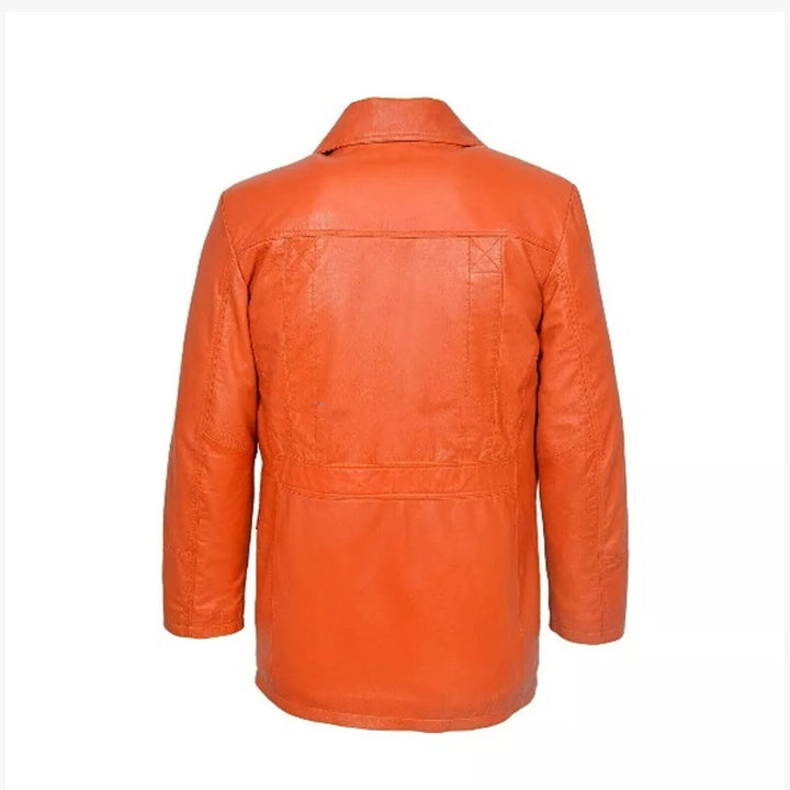 Men's Genuine Lambskin Leather Blazer