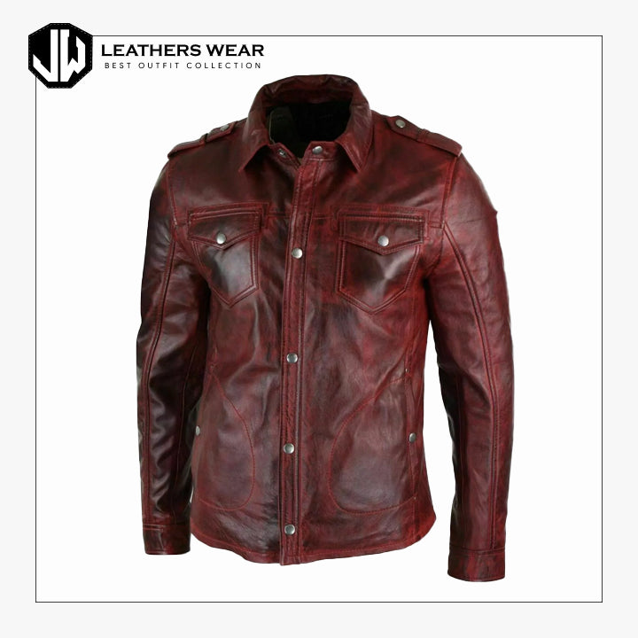 Men's Genuine Red Full Sleeve Shirt