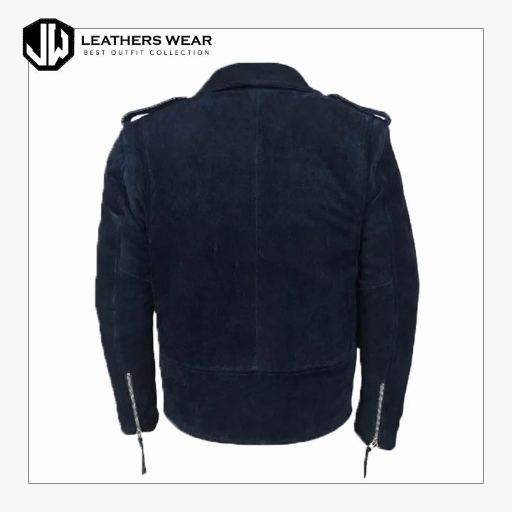 Men's Sheepskin Suede Leather Jacket