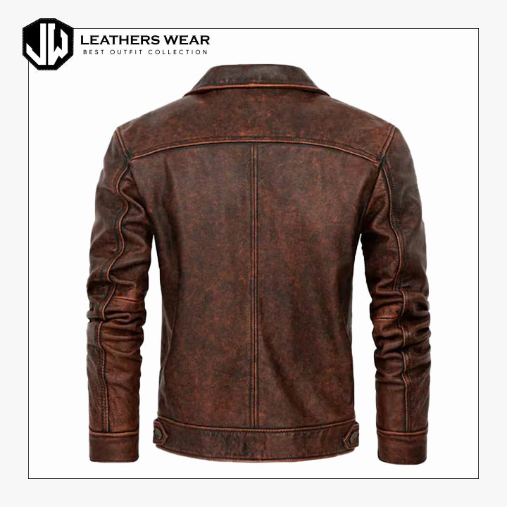 Mens Air Force Vintage Leather Jacket
