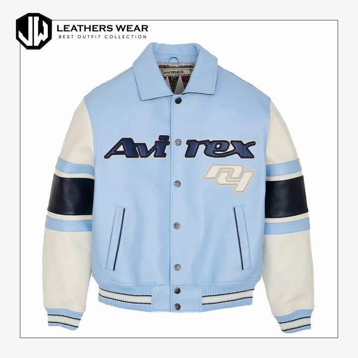 Mens Avirex American Lamb Leather Jacket