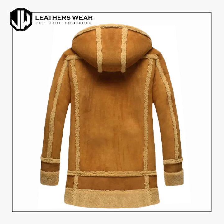 Mens Designer Shearling Coat