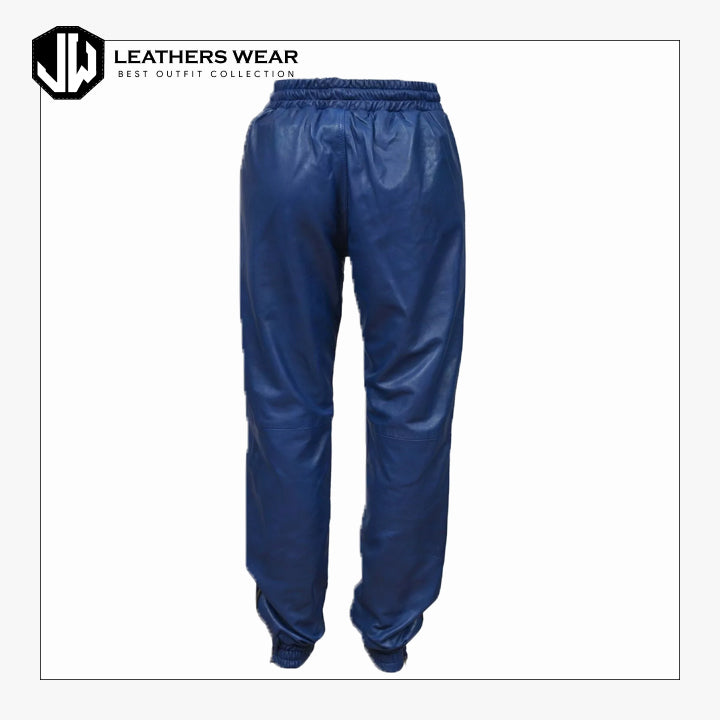 Mens Faux Leather Trousers