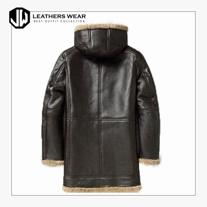 Mens Faux Shearling Coat