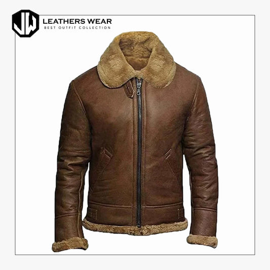 Mens Flying Leather Jacket Leathers Wear