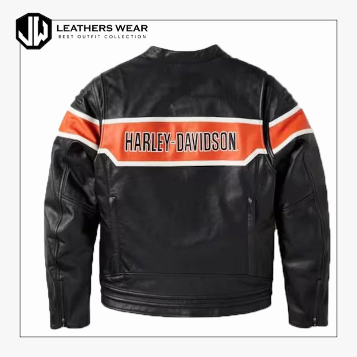 Mens Harley Davidson Trenton Leather Jacket