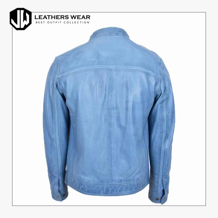 MensLeatherBikerJacketinSkyBlue1