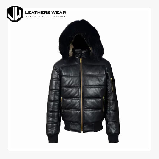 Mens Long Puffer Jacket
