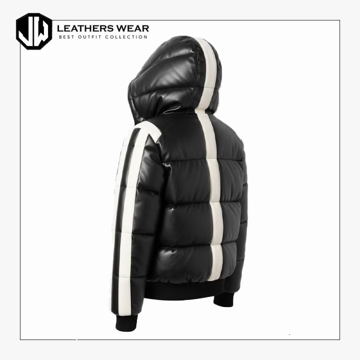 Mens Puffer Jacket with Hood