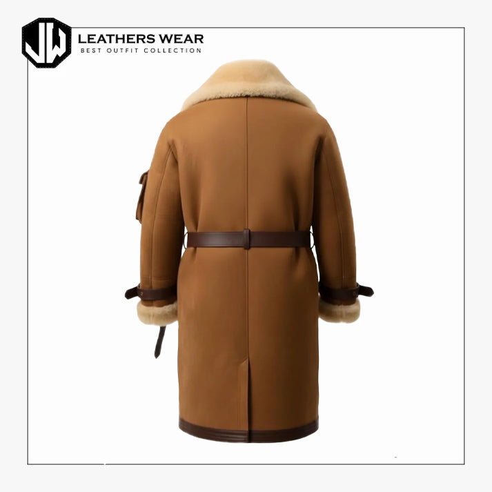 Mens Shearling Winter Coat
