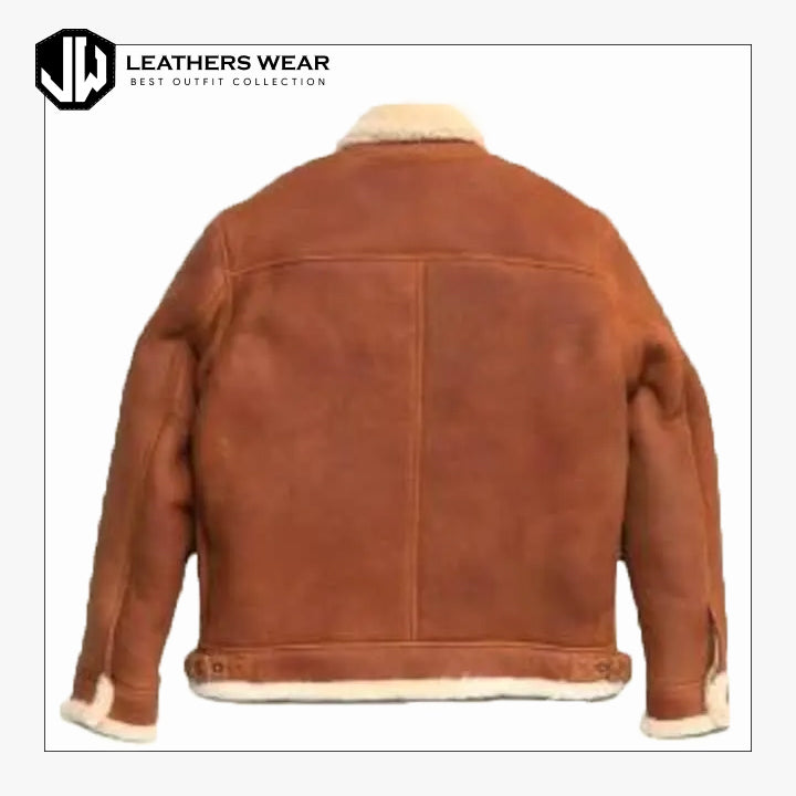 Mens Sheepskin Bomber Jacket