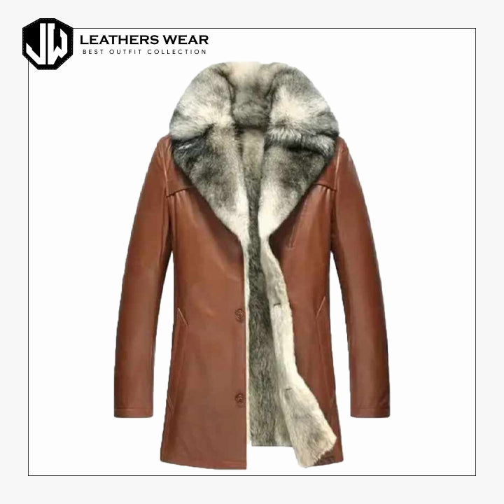 Mens Sheepskin Coat Leathers Wear