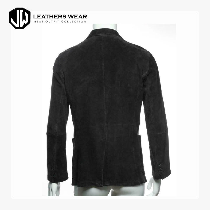 Mens Soft Leather Blazer