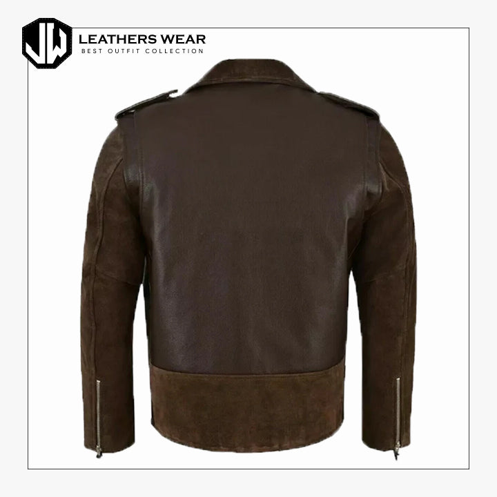 Mens Suede Leather Jacket Leathers Wear