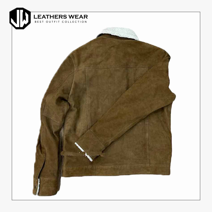 Mens Suede Moto Jacket Leathers Wear