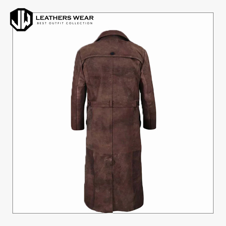 Mens Western Duster Coat Leathers Wear