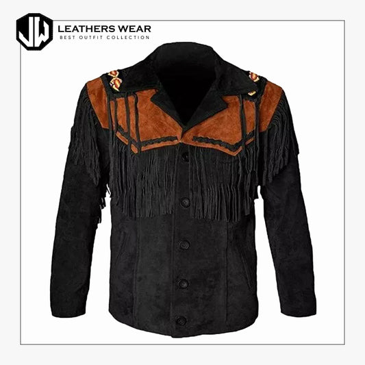 Mens Western Leather Jacket