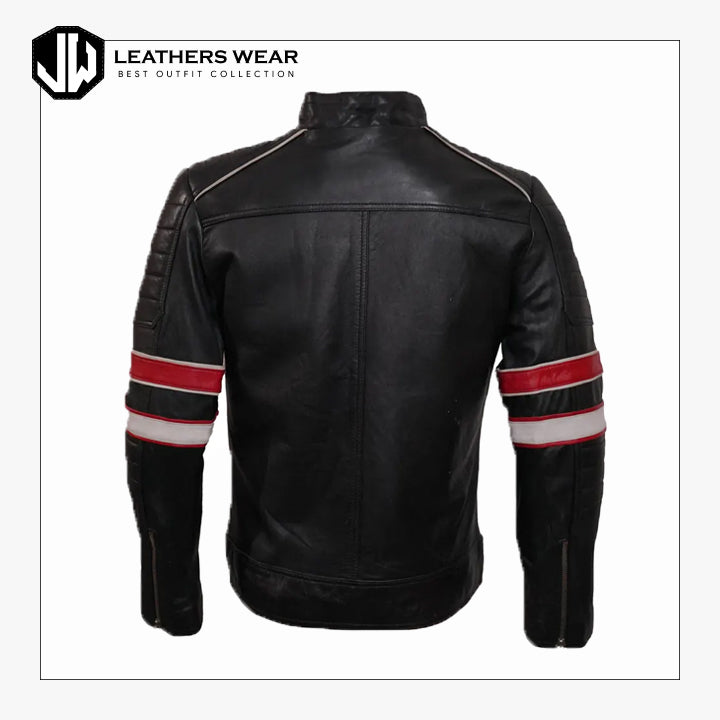 Motorcycle Leather Jacket for Men