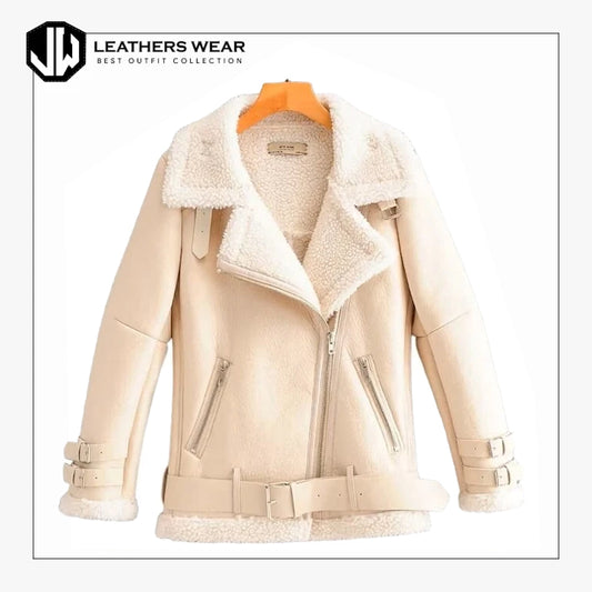 Pink B3 Bomber Genuine Leather Jacket