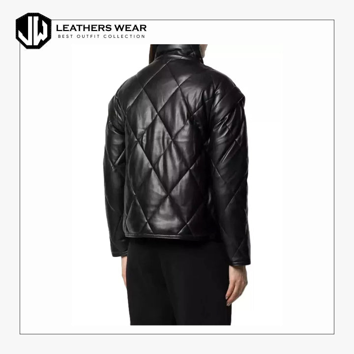 Pure Lambskin Quilted Winter Jacket