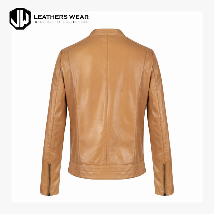 Real Leather Aviator Jacket Mens