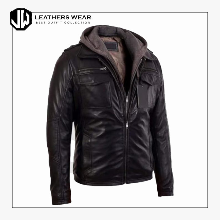 Real Leather Biker Jacket