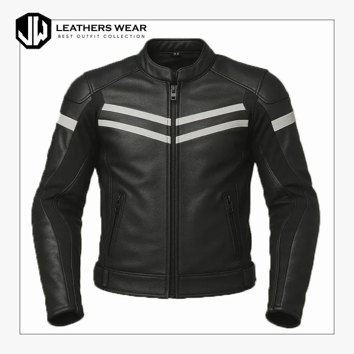 Real Leather Motorcycle Jacket