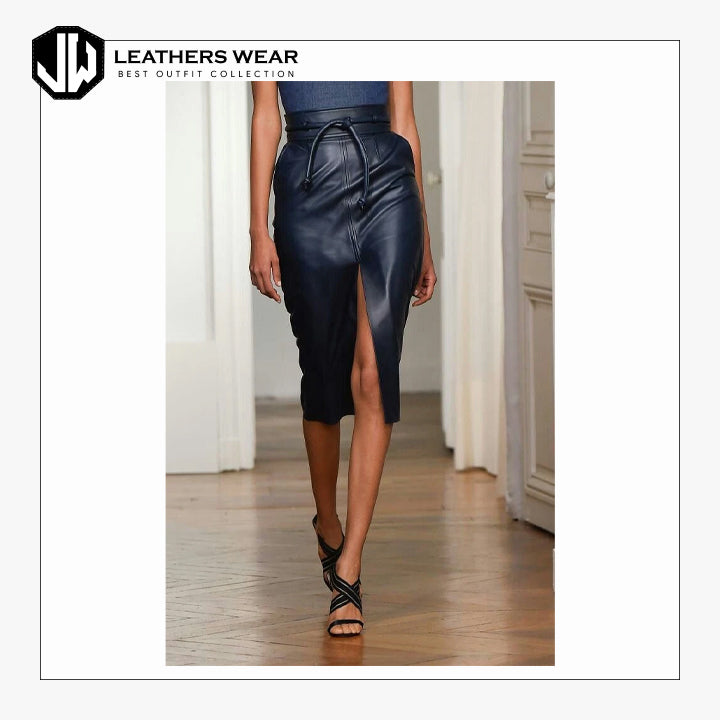 Real Leather Skirt