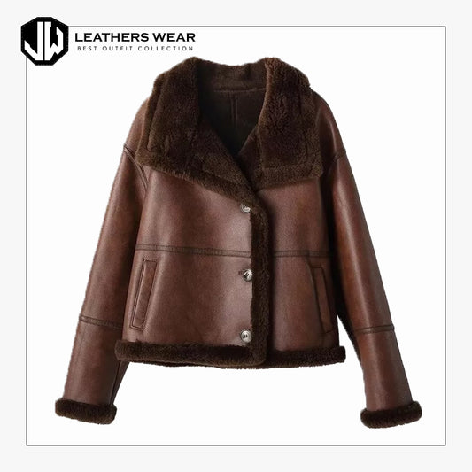 Real Shearling Coat Women's