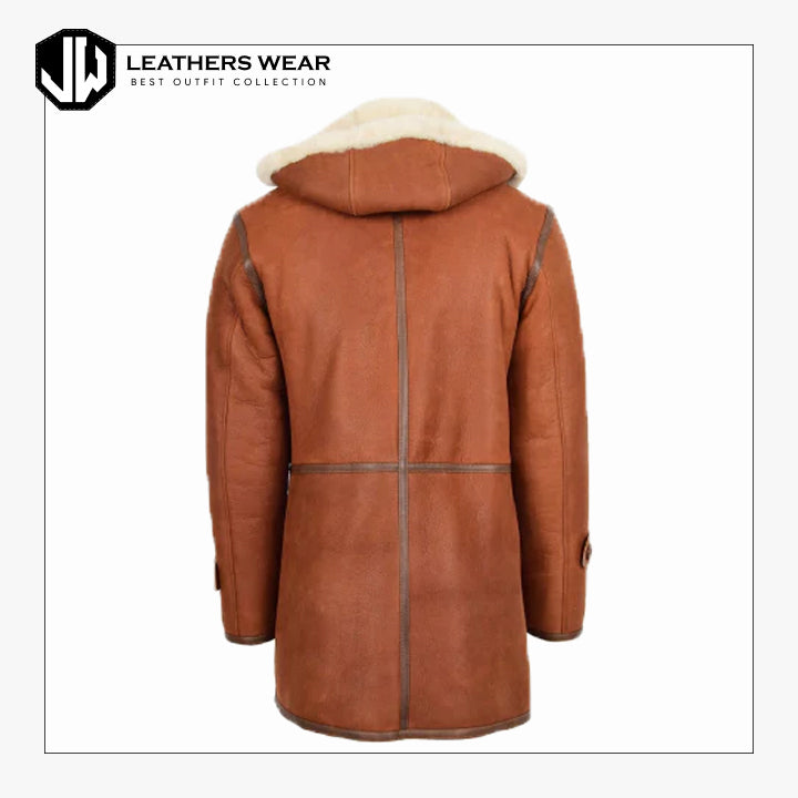 Real Sheepskin Coat Mens Leathers Wear