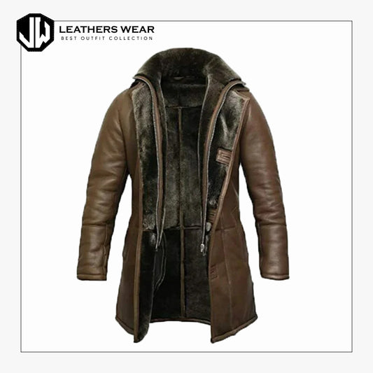 Real Sheepskin Coat Mens