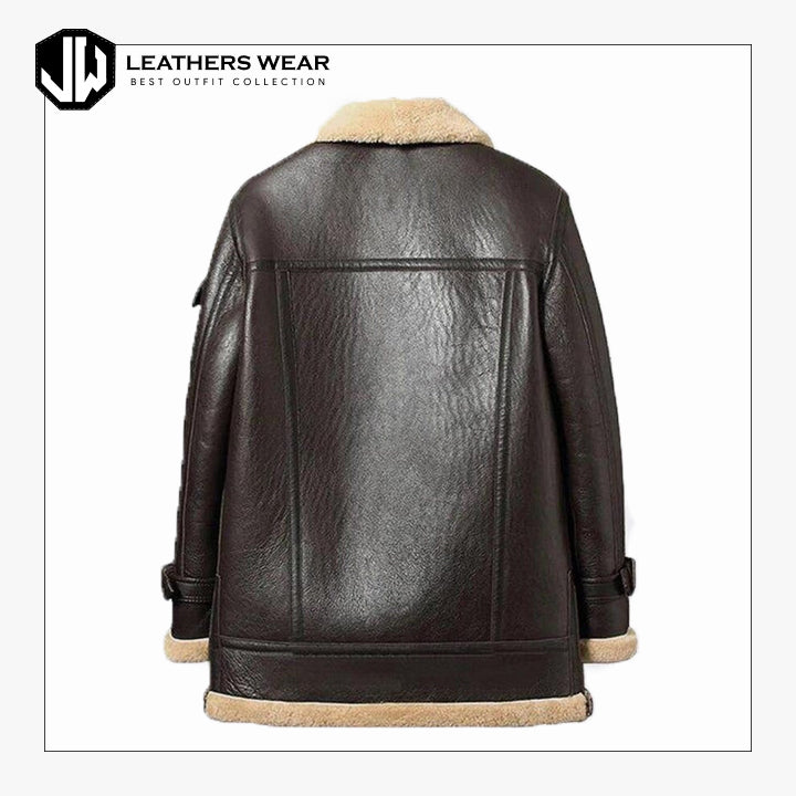 Real Sheepskin Shearling Coat