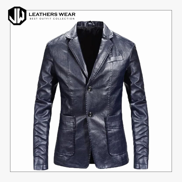 Real Leather Blazer Leathers Wear