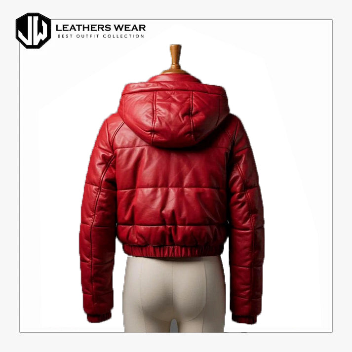 Red Puffer Jacket Women