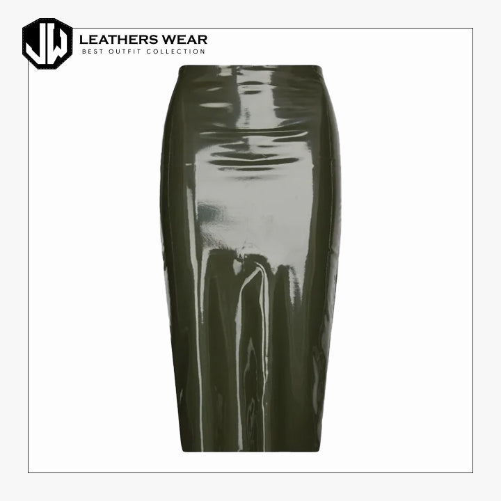 Sexy Women in Leather Skirts Leathers Wear