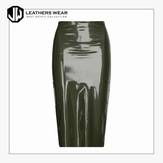 Sexy Women in Leather Skirts Leathers Wear