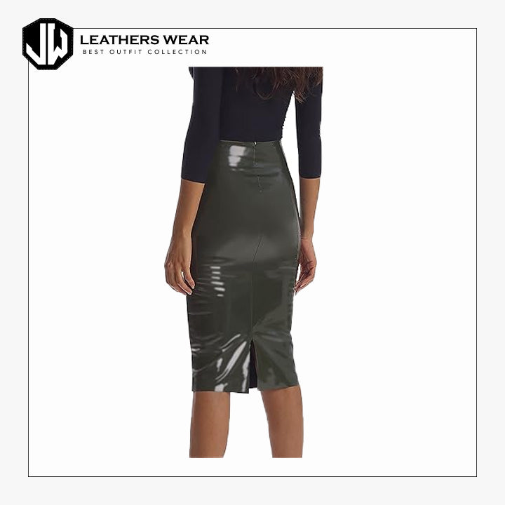 Sexy Women in Leather Skirts Leathers Wear