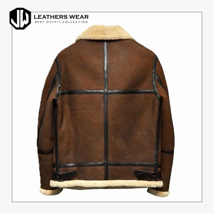 Shearling Aviator Jacket Leathers Wear