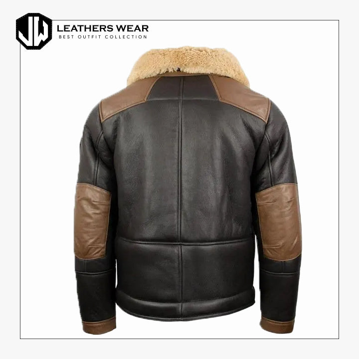 Shearling Aviator Jacket Mens