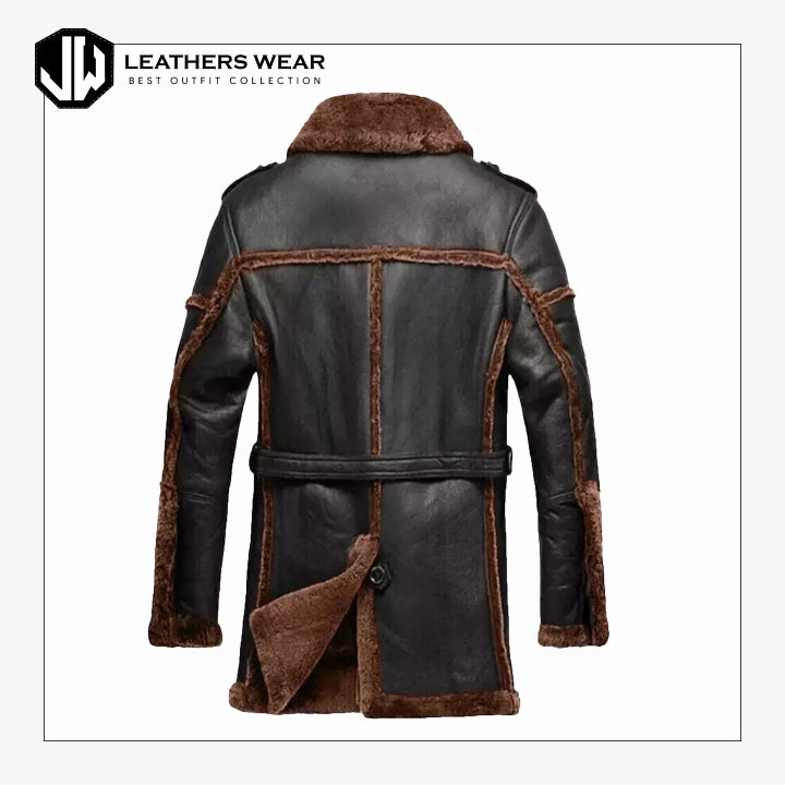 Shearling Brown Fur Style Coat