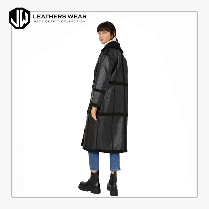 Shearling Leather Coat
