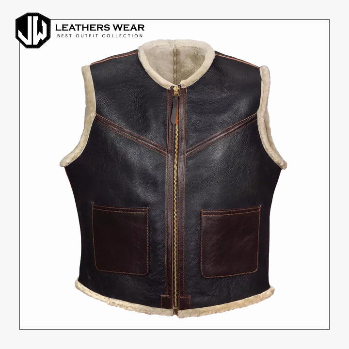 Shearling Vest Mens