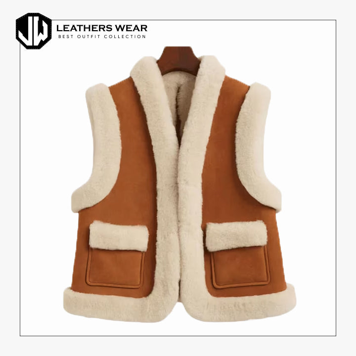 Shearling Vest Women