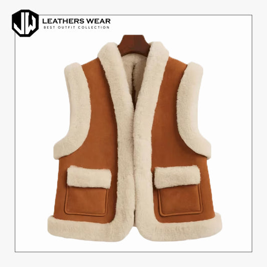Shearling Vest Women