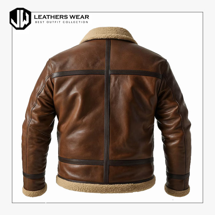 Sheepskin Brown Leather Jacket