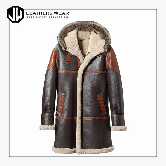 Sheepskin Coat Mens Vintage Leathers Wear