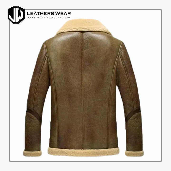 Sheepskin Brown Flying Jacket